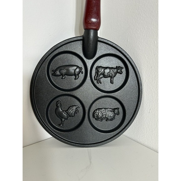 Nordic Ware Other - NORDIC WARE Farm Animal Pancake Griddle 3" CIRCLES Cow Sheep Chicken Pig